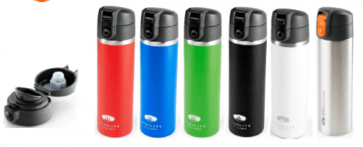 GSI Microlite Flip 500 - Lightweight thermos - Color: BRUSHED