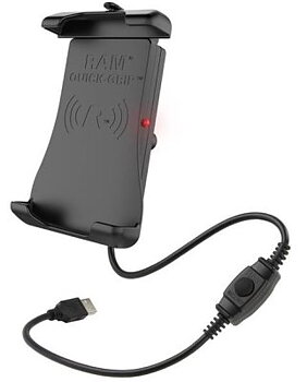 RAM® Quick-Grip vattentät trådlös laddare (B-kula)