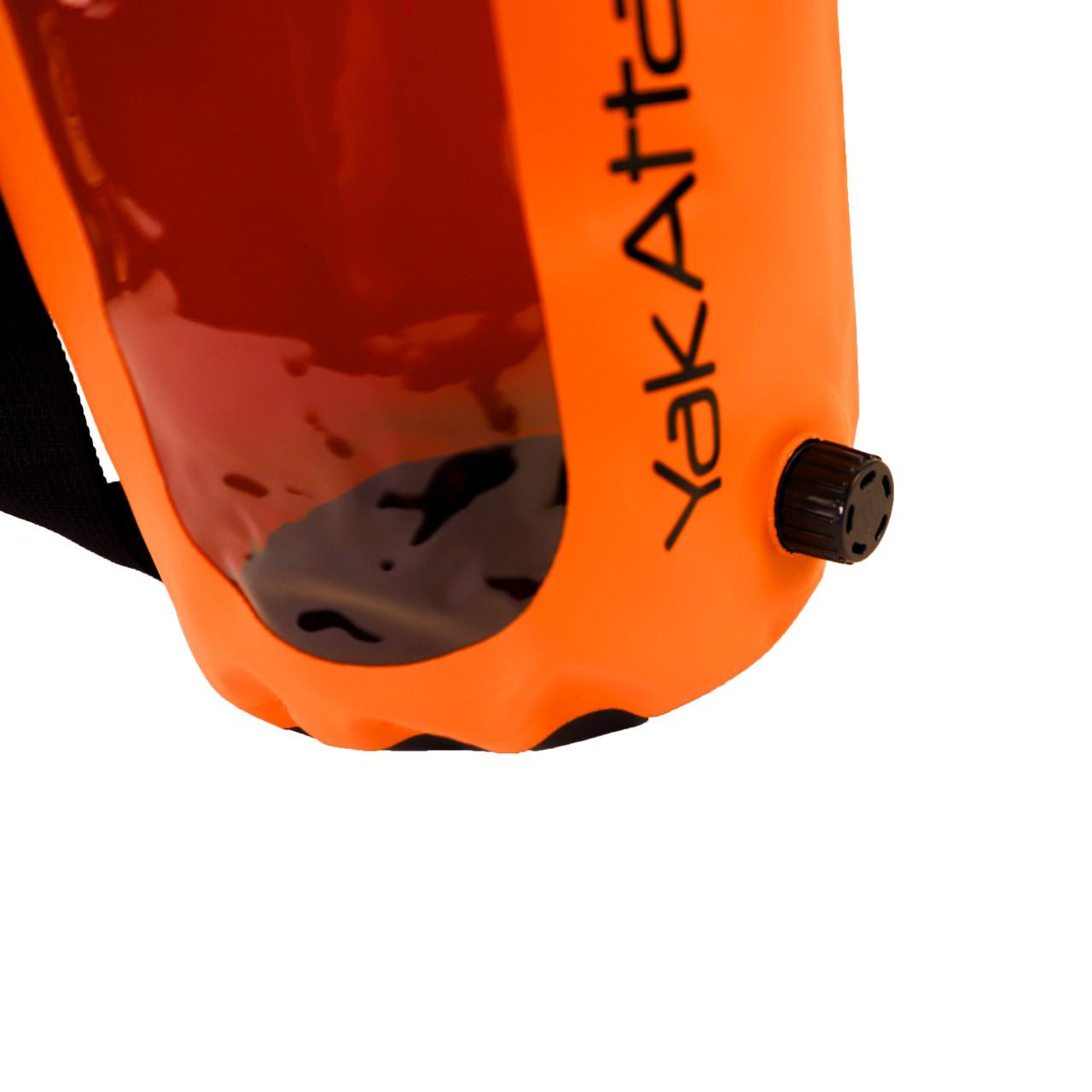 Yakattack 20L Roll-Top Dry Bag with Air Valve - Orange - 5