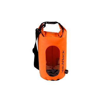 Yakattack 20L Roll-Top Drybag with Air Valve - Orange