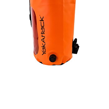 Yakattack 20L Roll-Top Drybag with Air Valve - Orange