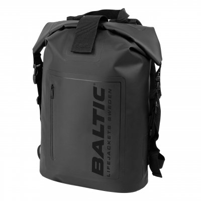 Baltic ATLANTIC dry duffel - Schwarzer wasserdichter Rucksack - 27L