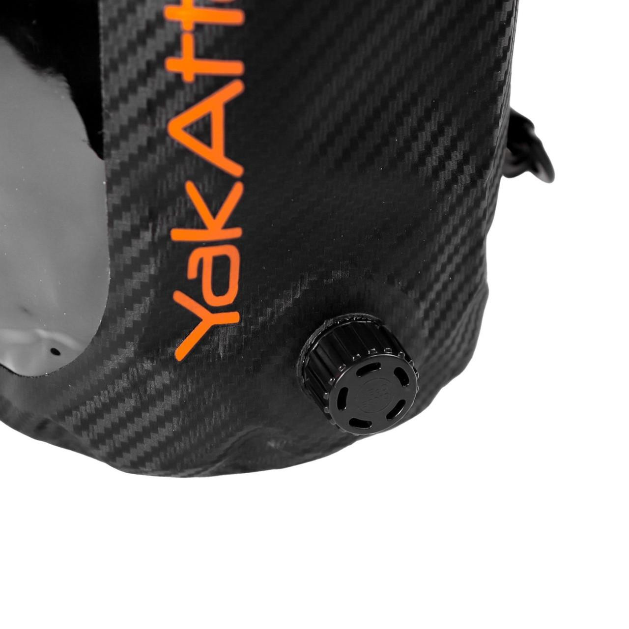 Yakattack 20L Roll-Top-Drybag mit Luftventil – Schwarz-Carbon - 11