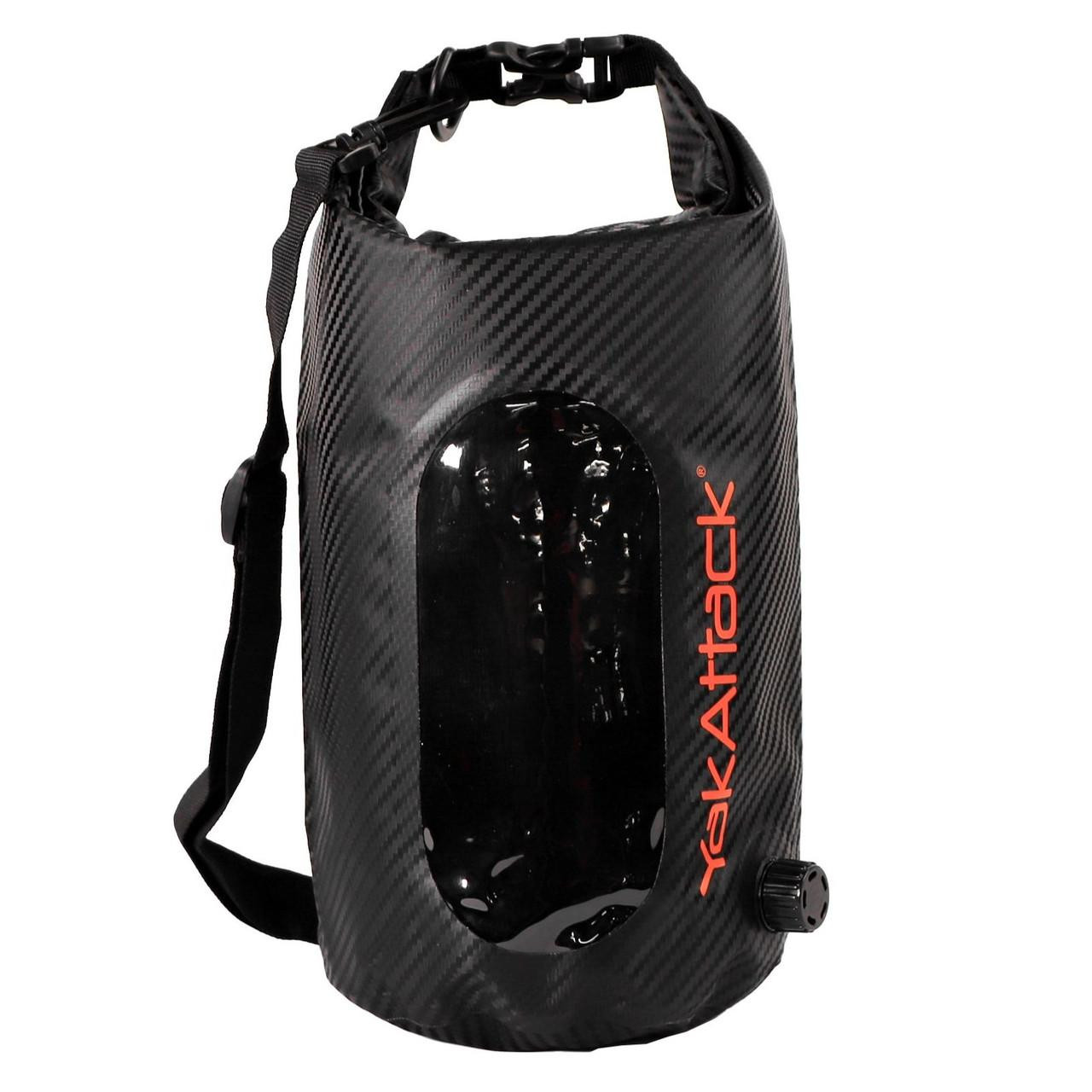 Yakattack 30L Roll-Top Dry Bag with Air Valve - Black Carbon - 3