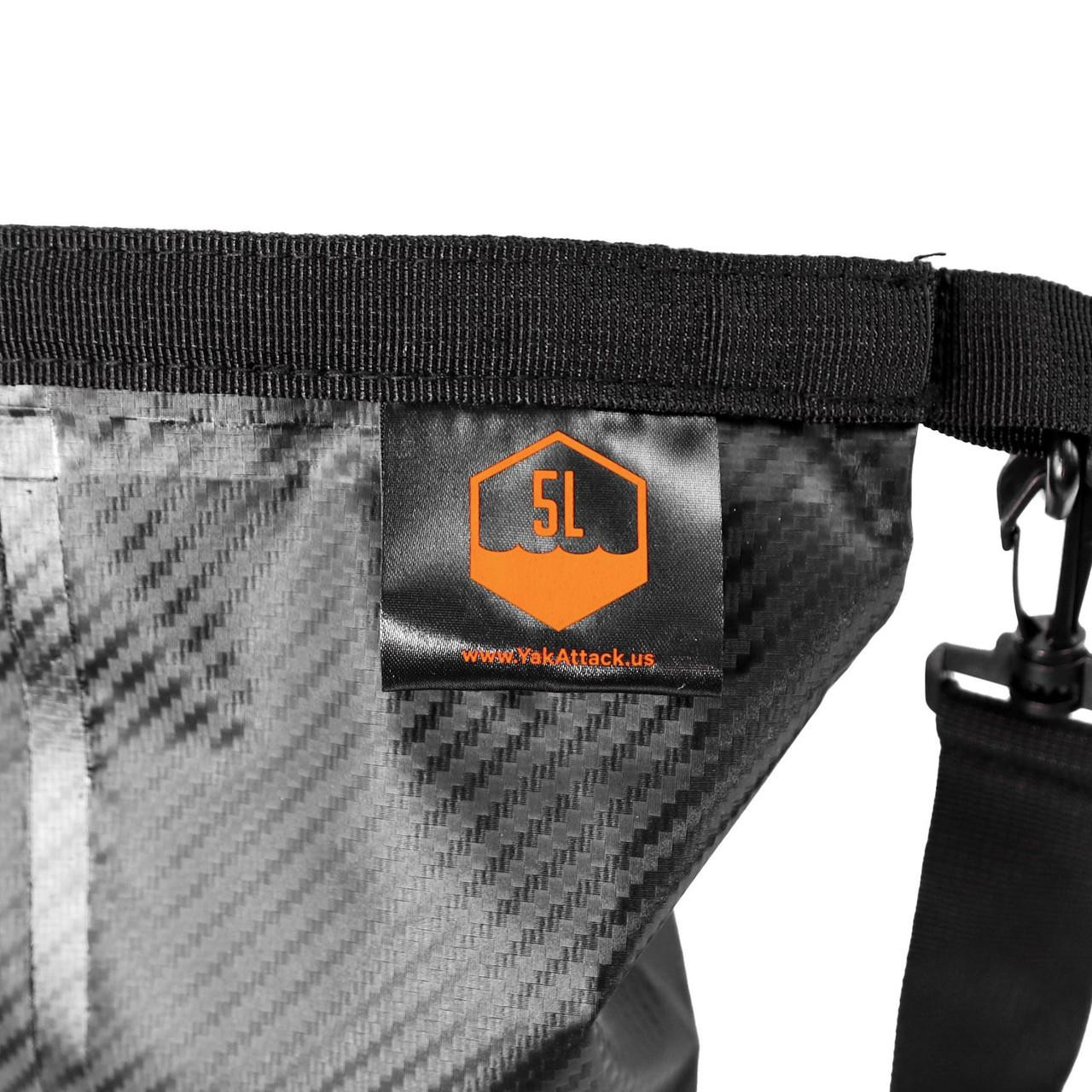 Yakattack 30L Roll-Top Dry Bag with Air Valve - Black Carbon - 4