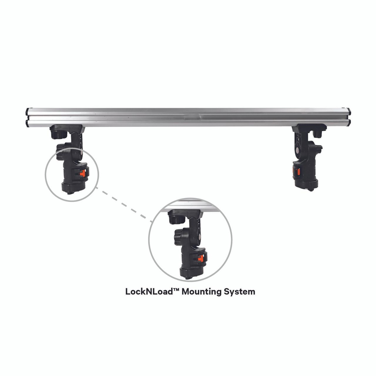 Yakattack 34 inch / 86cm Command Center CrossBar, with Track Mounted LockNLoad™ Mounting System - 8