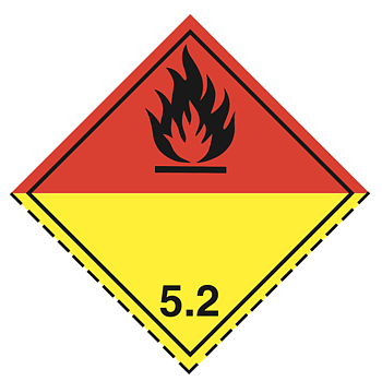 Klasse 5.2 - Skilt 25x25 cm - 25 stk