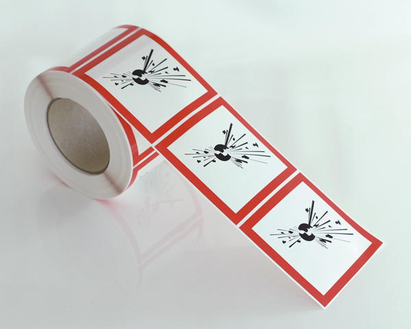 Varoitusmerkit GHS 01-2x2 cm - 2