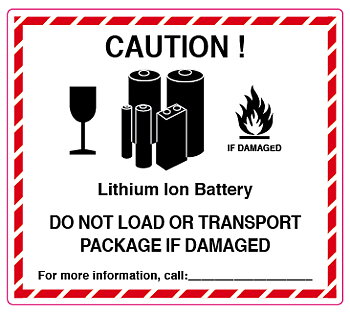 Caution! Lithium Ion Batteries