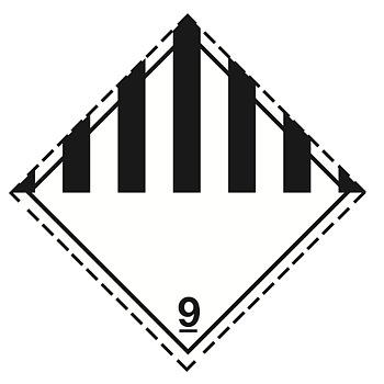 Klasse 9 - Skilt 25x25 cm - 25 stk