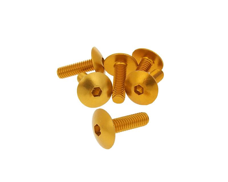 Skruvkit 6st till kåpor M6x20 - 3