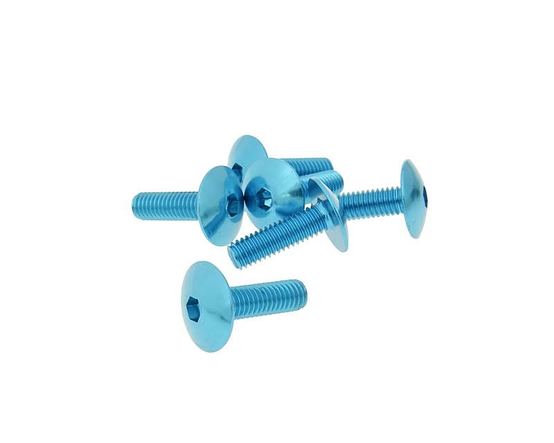 Skruvkit 6st till kåpor M6x20 - 2