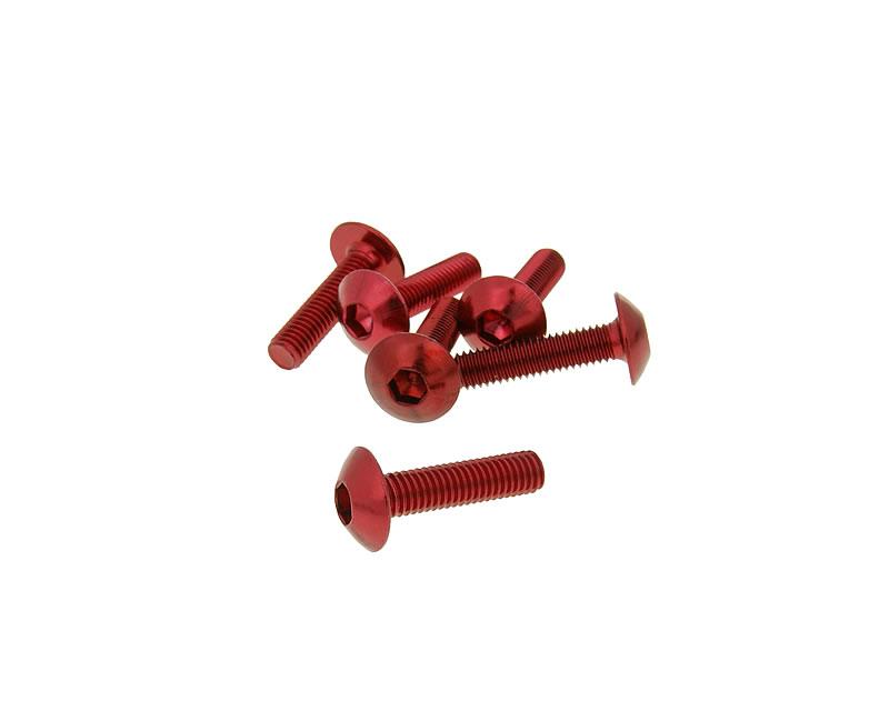 Skruvkit 6st till kåpor M5x20