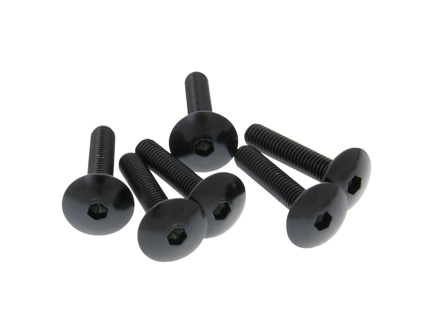 Skruvkit 6st till kåpor M6x30 - 5