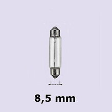 Bosma spollampa 11x38 S8,5 10W 6V