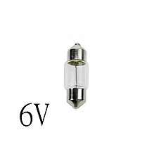 Bosma spollampa 10x31 S8,5 10W 6V