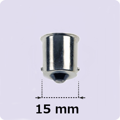 Glödlampa Ba15d 15W 6V - 2