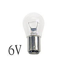 Glödlampa Ba15d 15W 6V