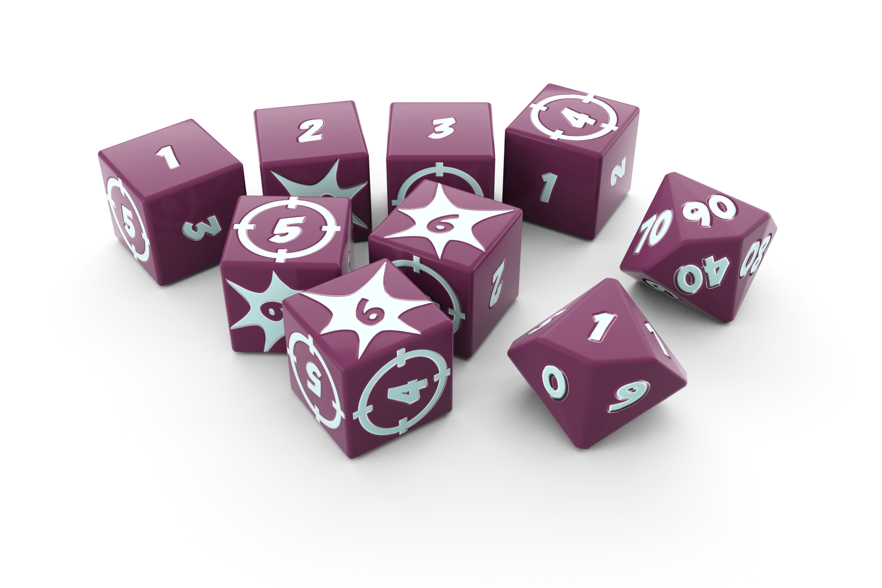 Troubleshooters Purple Dice Pack