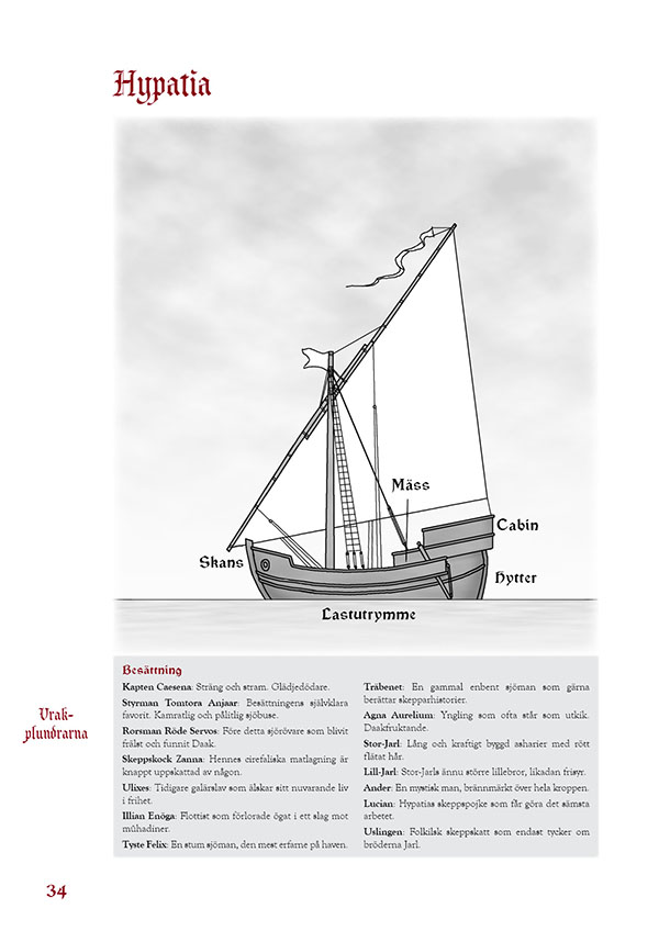 Vrakplundrarna, scenario (PDF in Swedish) - 2