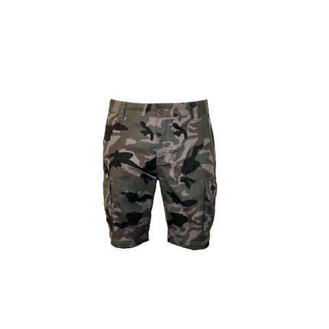 A-ONE CARGO SHORTS, CAMOUFLAGE GRÖN 