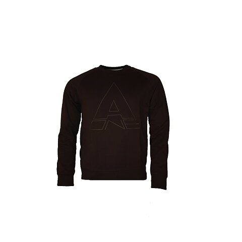 A-ONE LOGO CREW SWEAT, SVART 