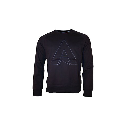 A-ONE LOGO CREW SWEAT, MARINBLÅ