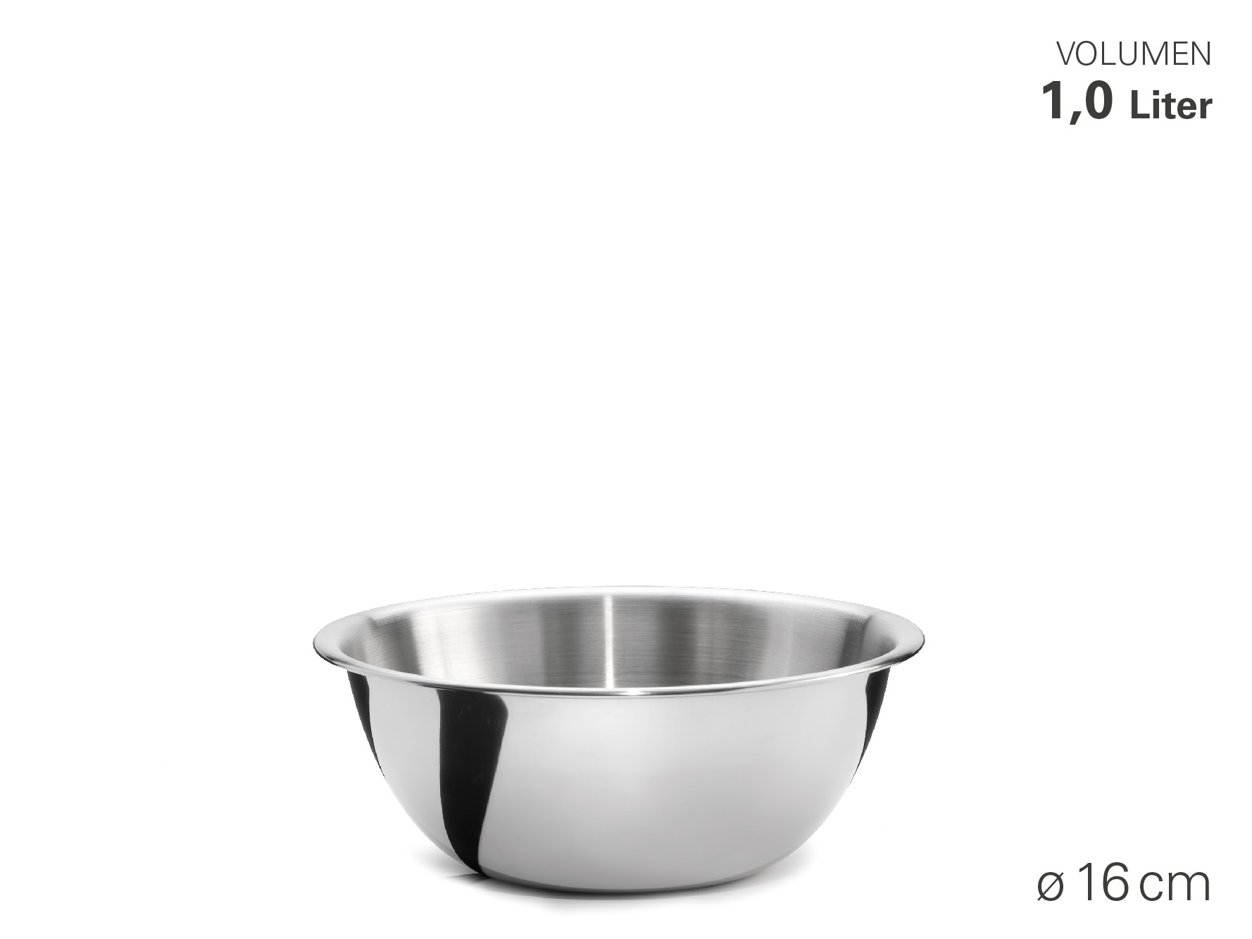 WEIS BUNKE ROSTFRI 16 CM