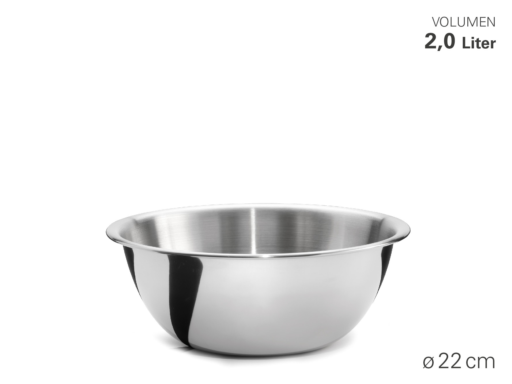 WEIS BUNKE ROSTFRI 22 CM