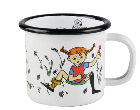 MUURLA PIPPI OCH HERR NILSSON MUGG EMALJ 1,5DL