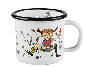 MUURLA PIPPI OCH HERR NILSSON MUGG EMALJ 1,5DL