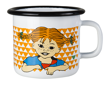 MUURLA PIPPI MUGG EMALJ HERE I COME 2,5DL