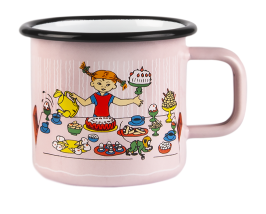 MUURLA PIPPI MUGG EMALJ BIRTHDAY PARTY 3,7DL