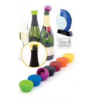 PULLTEX SILICONE CHAMPAGNE STOPPERS 2-PACK