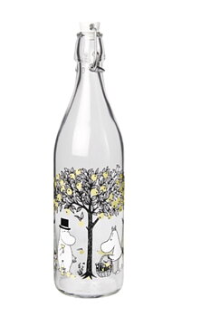 MUURLA MOOMIN GLASFLASKA APPLES 1L