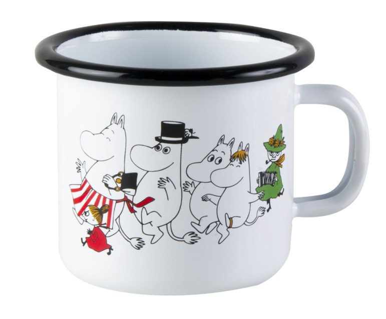 MUURLA MOOMIN COLORS MUGG EMALJ 2,5 DL MOOMIN VALLEY - 2