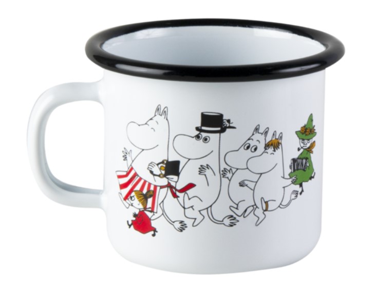 MUURLA MOOMIN COLORS MUGG EMALJ 2,5 DL MOOMIN VALLEY