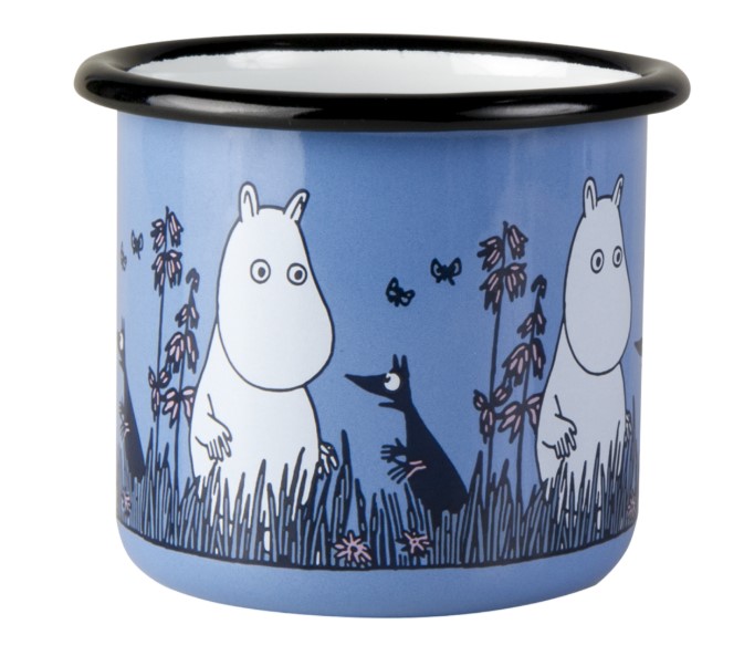 MUURLA MOOMIN FRIENDS MUGG EMALJ MUMIN BLÅ 2,5DL