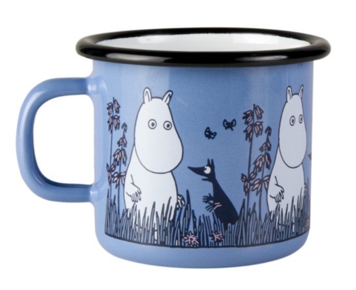 MUURLA MOOMIN FRIENDS MUGG EMALJ MUMIN BLÅ 2,5DL - 2