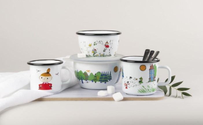 MUURLA MOOMIN HAPPY FAMILY SKÅL 3 DL - 2