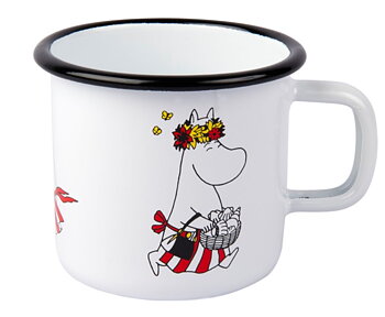 MUURLA MOOMIN RETRO MUGG EMALJ MUMINMAMMA 3,7DL