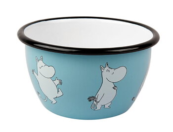 MUURLA MOOMIN RETRO SKÅL MOOMIN BLÅ EMALJ 6 DL