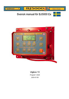 User manual BJ5000 Ex
