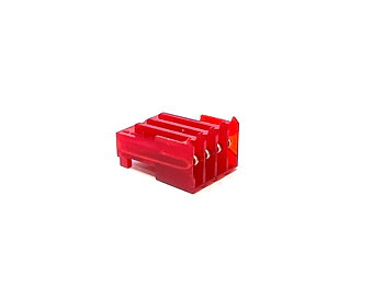 Kontaktdon MTA-100 4-polig Hylsdon AWG22 Röd Tabs