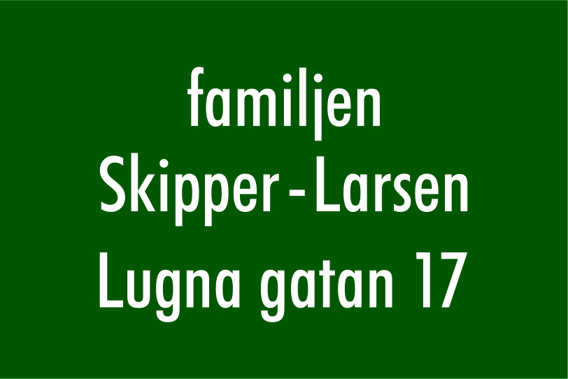 Nimikyltti Nostalgia vihreä, Futura / Ei - 6