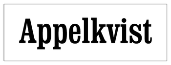 Nimikyltti Valkoinen, Clarendon / Ei