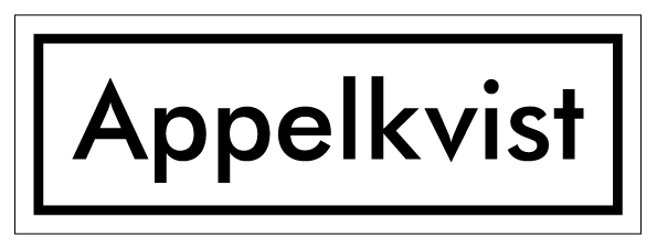 Namensschild Weiß, Futura / Gerade - 2