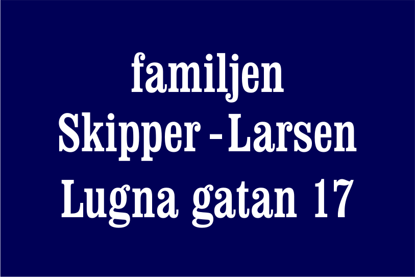 Nimikyltti Sininen, Clarendon / Ei - 6