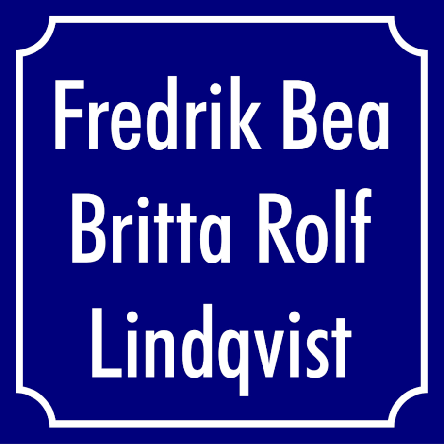 Nimikyltti Sininen, Futura / Ranskalainen - 5