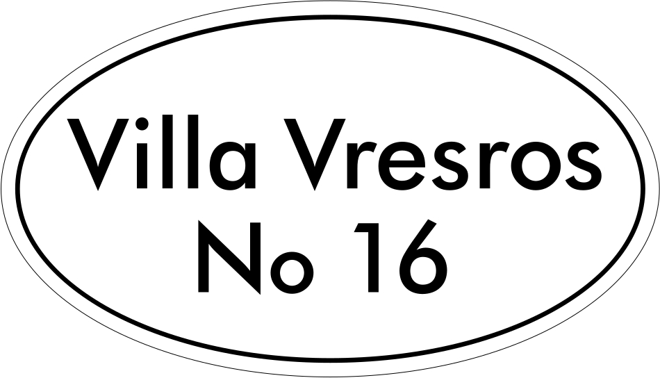 Soikea nimikyltti Valkoinen, Futura / Suora - 3